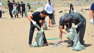 60 чемпионов приняли участие в плоггинге на Шардаринском водохранилище