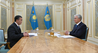 Жеңіс Қасымбек Президентке елорданың әлеуметтік-экономикалық дамуы жөнінде мәлімет берді