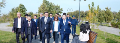 Түркістан қаласында «Парасат» саябағы пайдалануға берілді
