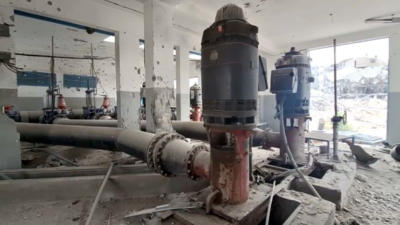 Газада су жүйесі қайта іске қосылды