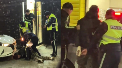 Талдықорғанда ер адам жұртқа пышақ алып жүгірген (видео)