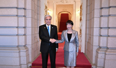 Тоқаев Жапонияда Акасака мемлекеттік сарайына барды