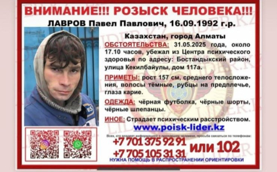 Алматыда психикалық орталықтан екі адам қашып кетті