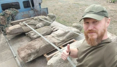 Украина әскері Түркілердің балбал тастарын қорғап жүр!