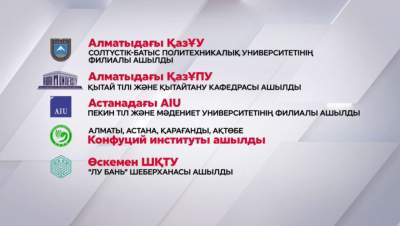 Қазақстан–Қытай білім ынтымақтастығы кеңейіп, жаңа филиалдар ашылды
