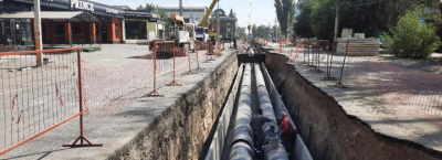 Таразда екі жылу магистралі қайта жаңғыртылуда