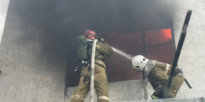 Қызылордада құрылыс дүкені түгі қалмай өртеніп кетті