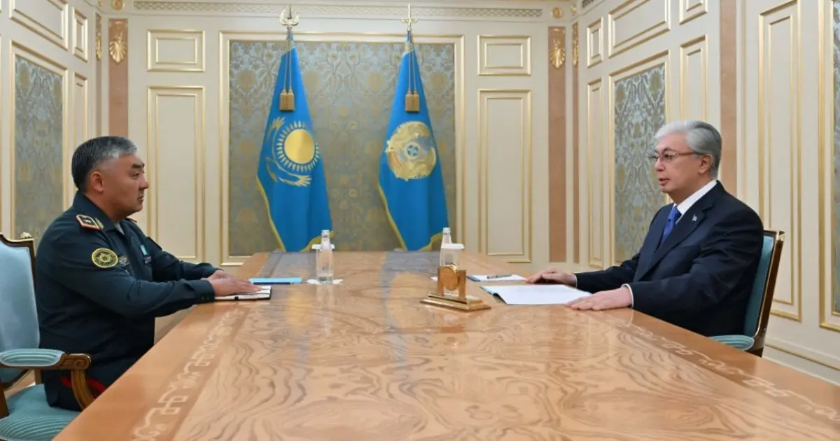 Тоқаев Қорғаныс министрі Мырзахметовті қабылдап, нақты тапсырмалар берді
