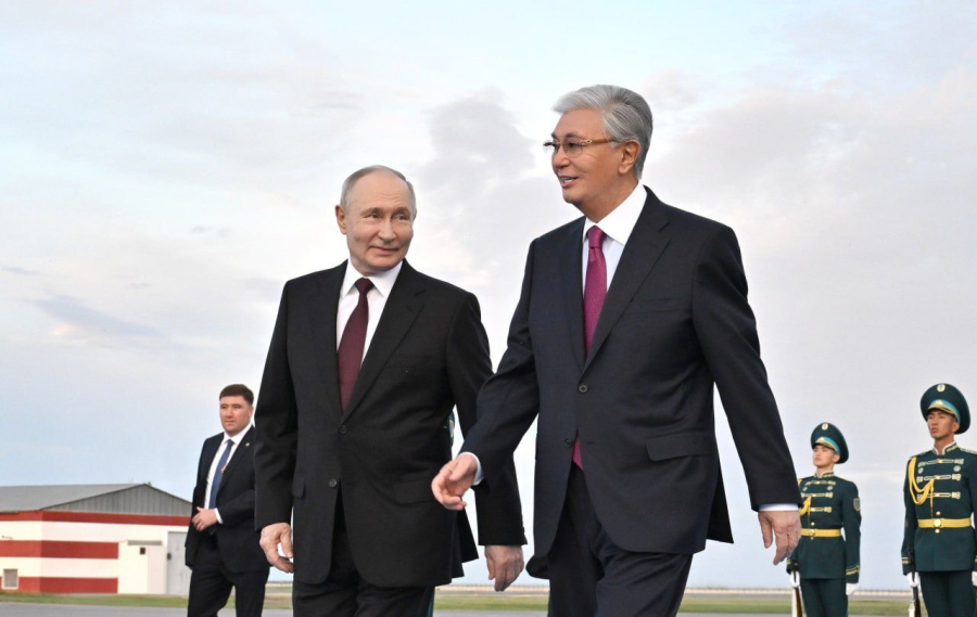 Ресей Президенті Владимир Путин Қазақстанға мемлекеттік сапармен келді