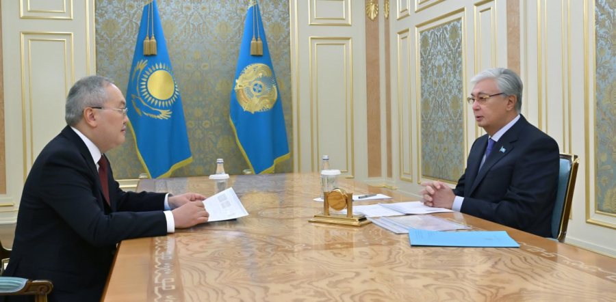 Президент Қаржылық мониторинг агенттігінің төрағасын қабылдады