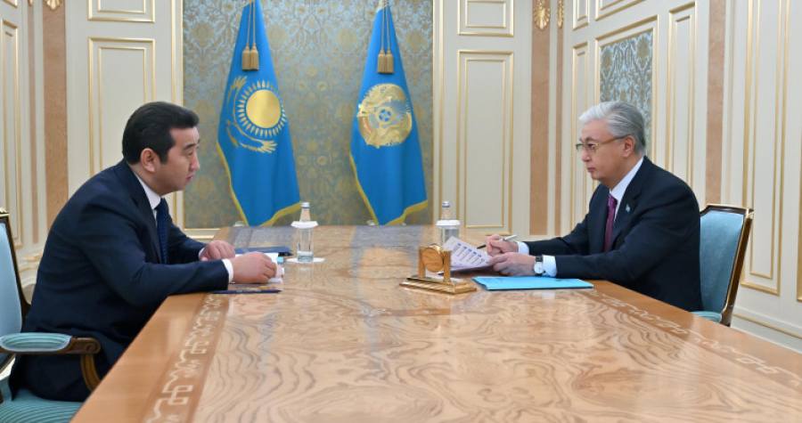 Президент Ауыл шаруашылығы министрі Айдарбек Сапаровты қабылдады