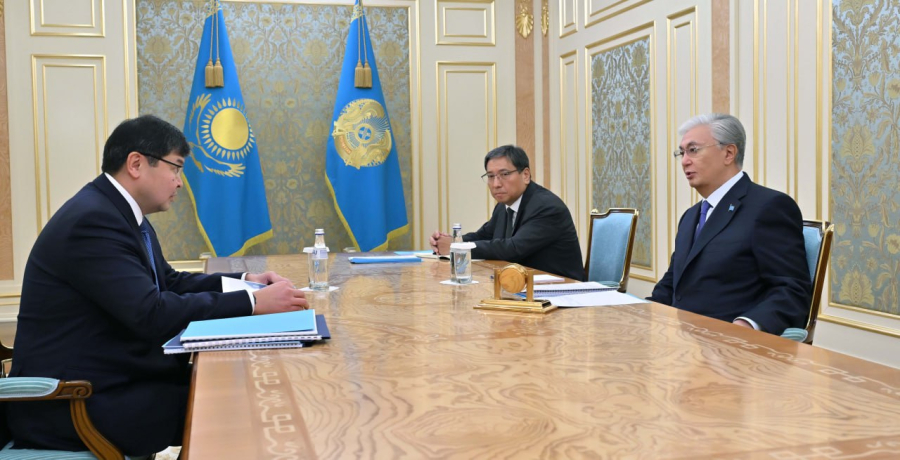 Президент Қаржы министрі Мәди Тәкиевті қабылдады